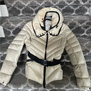 Woman's Moncler Cream & Black Jacket